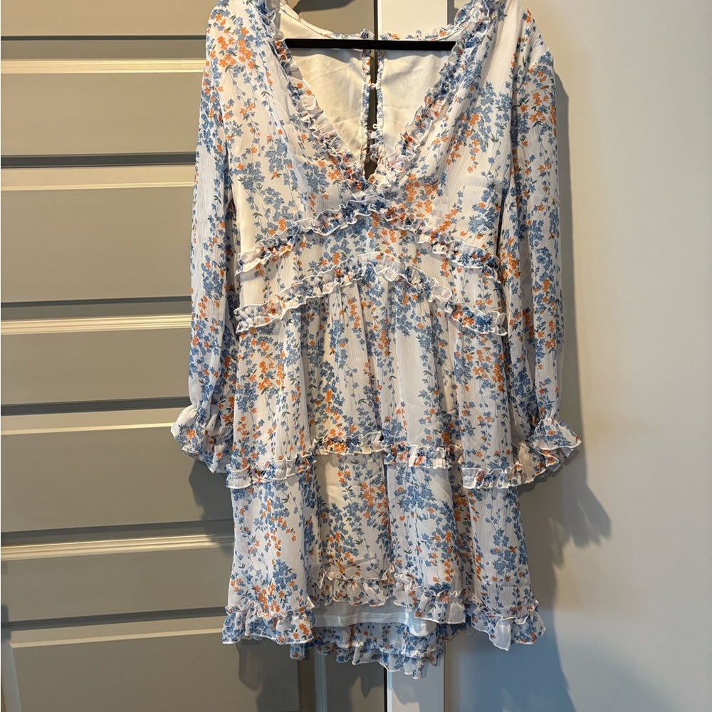 Floral Ruffle Dress
